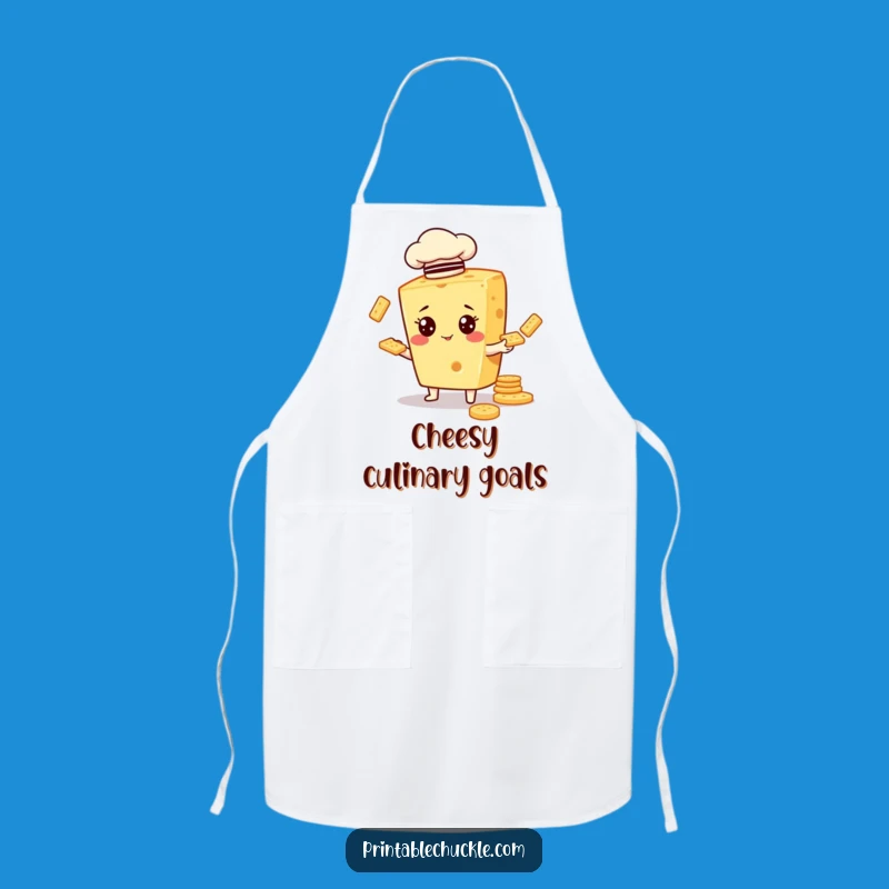 Funny Cheese Chef Apron: Cook with Comical Flair