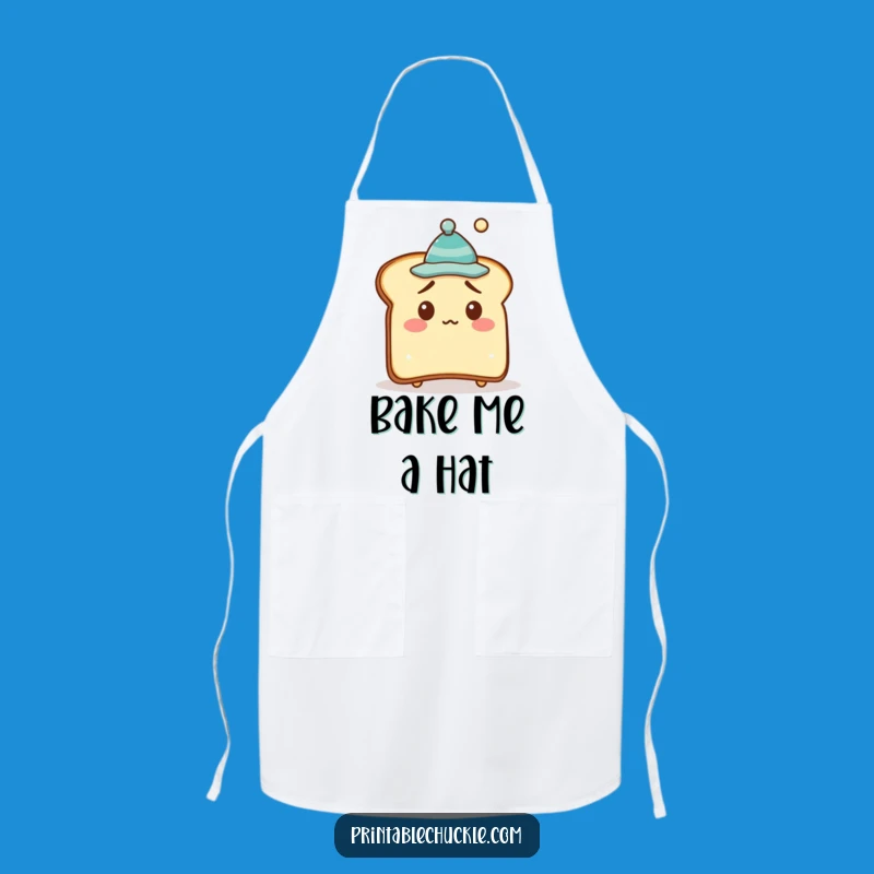 Funny Bewildered Toast Hat Apron - Hilarious Kitchen Accessory for Chefs