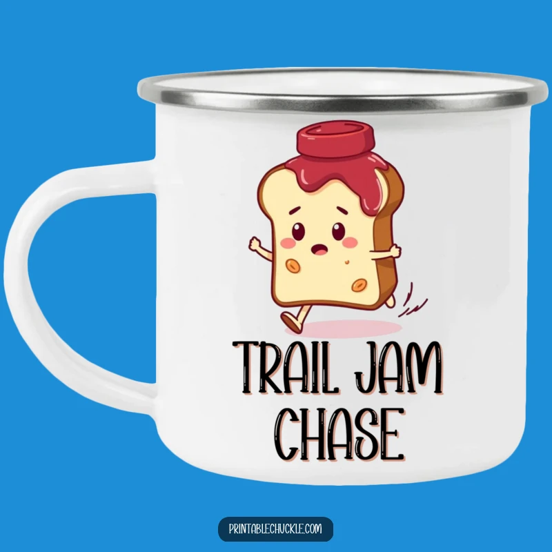 Funny Bread vs Jam Camping Mug: Enjoy Camp Breakfast Laughs, Perfect Outdoor Funny Gift