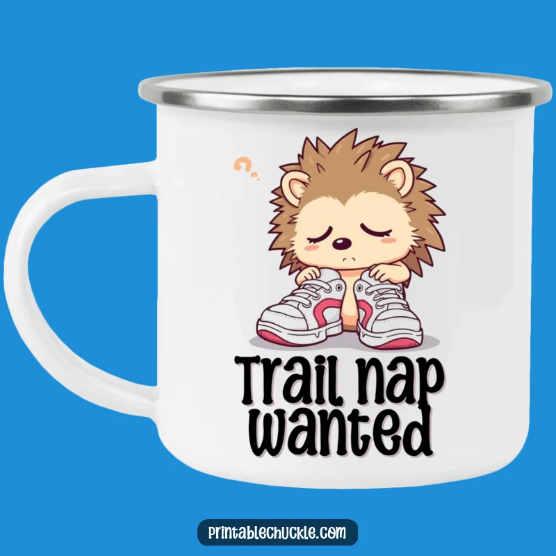 Funny Hedgehog Sneaker Camping Mug A Cozy & Rugged Gift