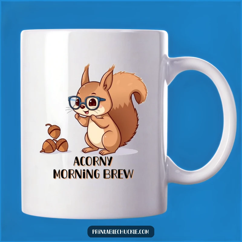 Funny Squirrel Juggler Mug A Whimsical Gift for Nut Lovers