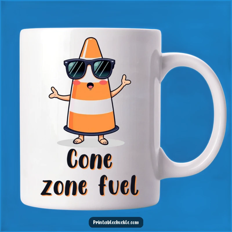 Funny Salsa Cone Mug, Hilarious Gift for Bewildered Dancers