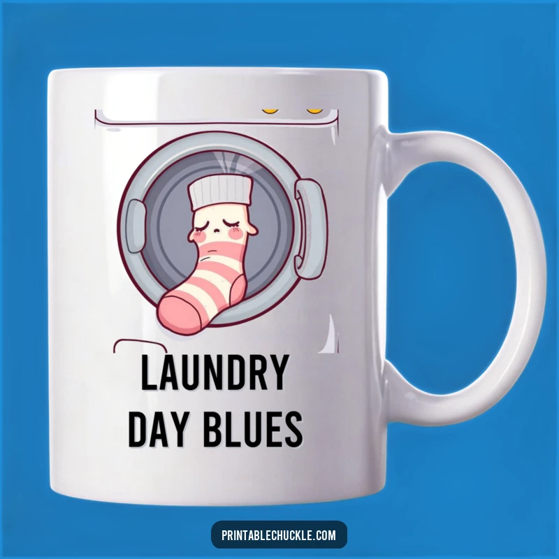 Funny Sleepy Sock Dryer Mug: Hilarious Laundry Day Gift