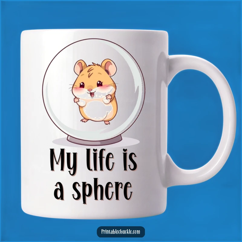 Funny Hamster Escape Mug: Hilarious Pet Design, Perfect Funny Gift for Pet Lovers