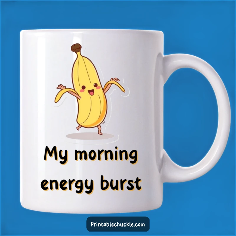 Funny Dancing Banana Mug, a Hilarious Gift for Banana Lovers and Funniest Friends