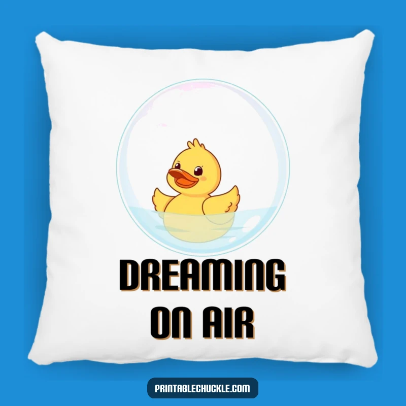 Funny Duck Bubble Pillow: Cozy Bath Companion, Adorable Funny Gift