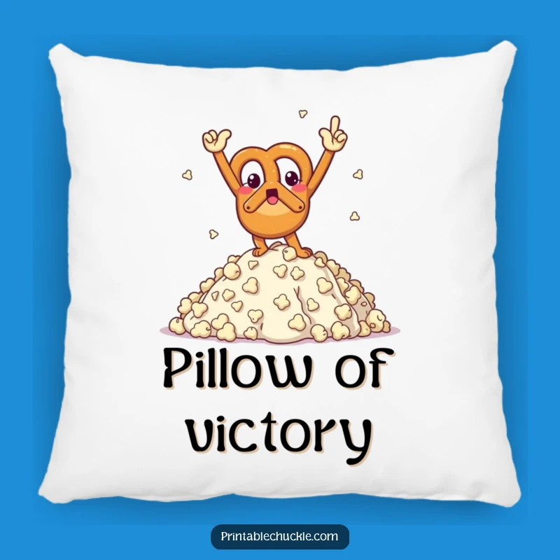 Funny Pretzel Pillow: Cozy Comfort for Your Snack Victories