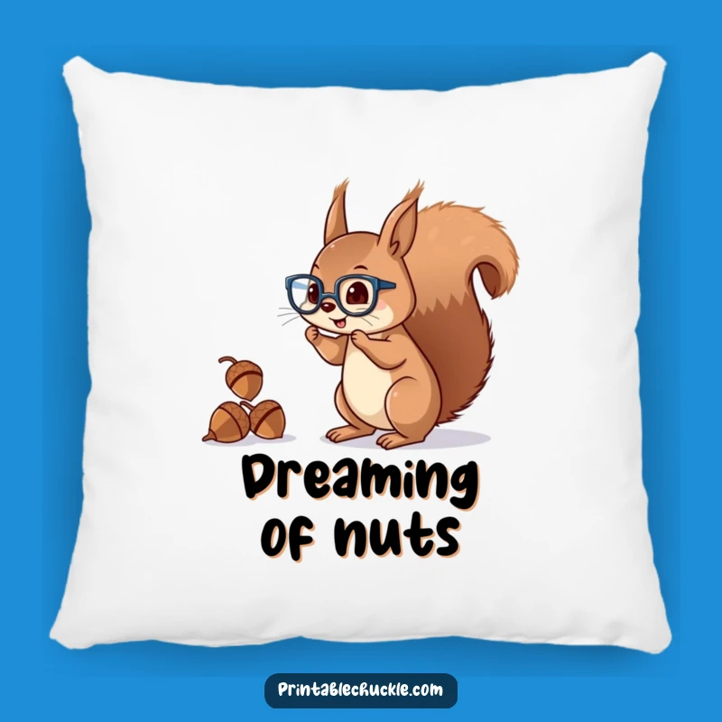 Funny Squirrel Juggler Pillow A Comfy & Whimsical Accent Gift