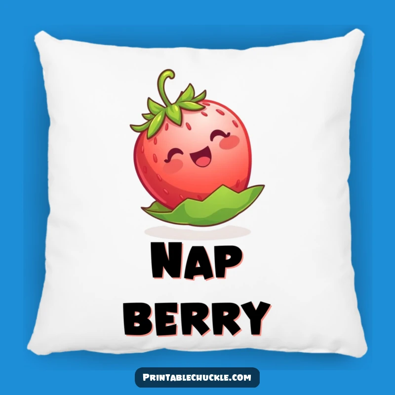 Funny Strawberry Floating Pillow - Add Cute Comfort to Your Home!