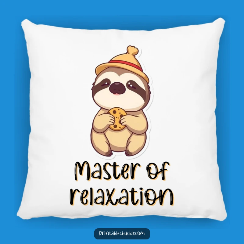 Funny Sloth Pillow: Snuggle Up with This Hilarious Cookie Loving Lazy Companion