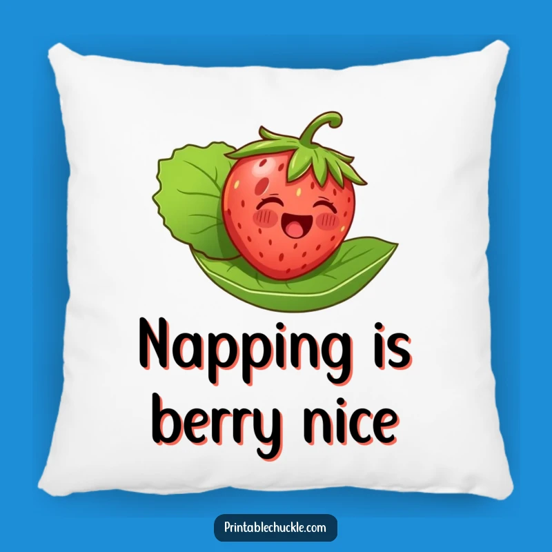 Funny Strawberry Floating Pillow: Cozy Comfort with Sweet Fruit Design, Perfect Gift