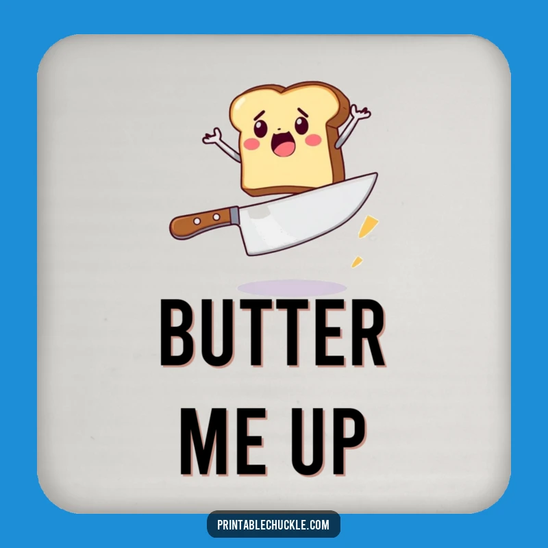 Funny Toast Jump Coaster: Breakfast Table Protector, Perfect Funny Gift for Drinks