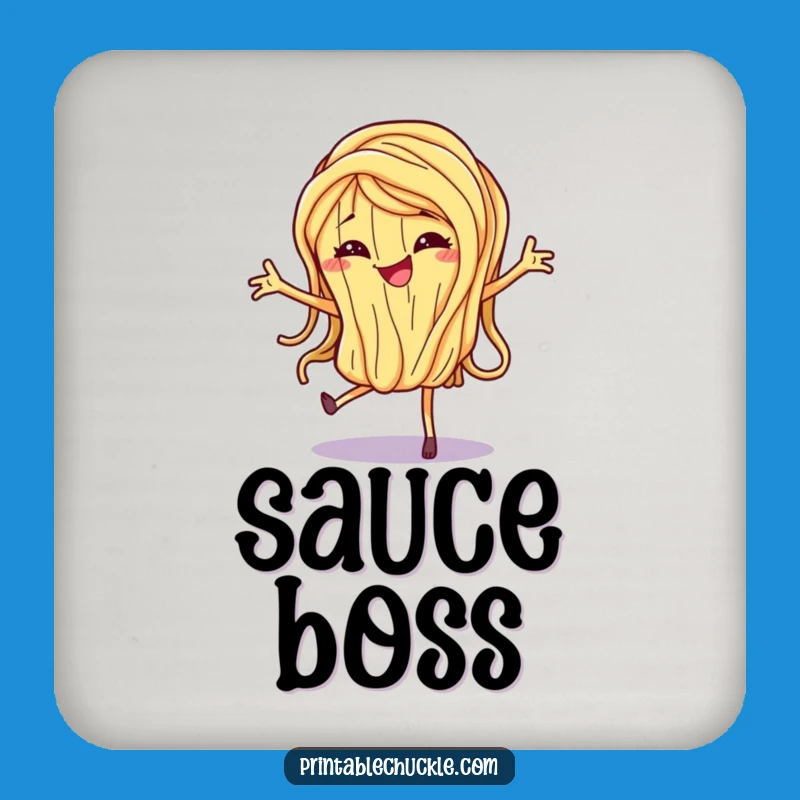 Funny Dancing Spaghetti Noodle Coaster Set - Protect Surfaces with Pizzazz