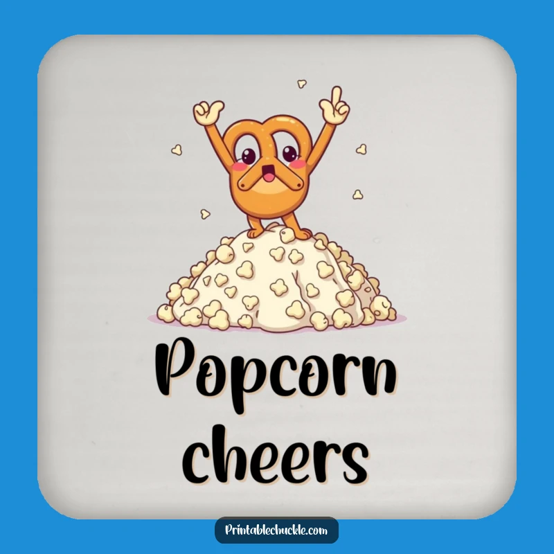 Funny Pretzel Coasters: Protect Surfaces with Salty Humor