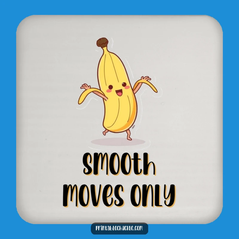 Funny Dancing Banana Coaster: Protect Surfaces with Hilarious Style and Flair