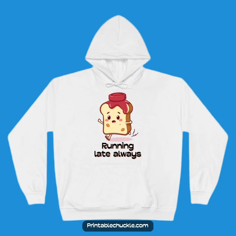 Cozy Funny Bread vs Jam Hoodie: Embrace the Chase, Perfect Warm Funny Gift