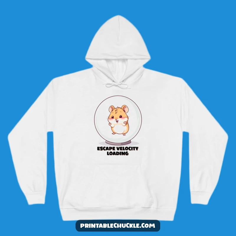 Funny Hamster Escape Hoodie: Cozy & Hilarious Pet Sweatshirt, Perfect Funny Gift Idea