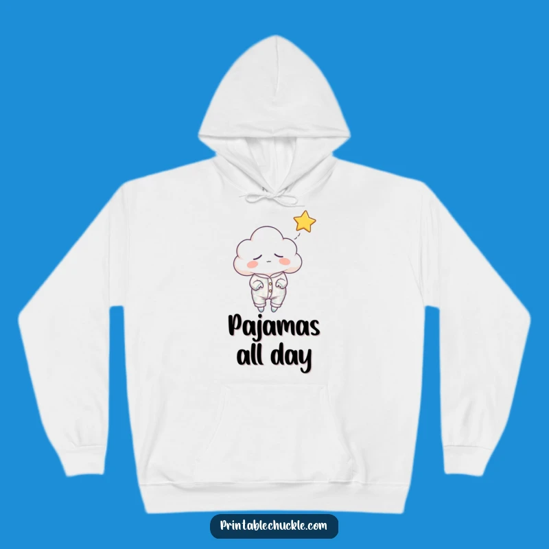 Funny Sleepy Cloud Hoodie: Cozy Up in Hilarious Dreamy Comfort