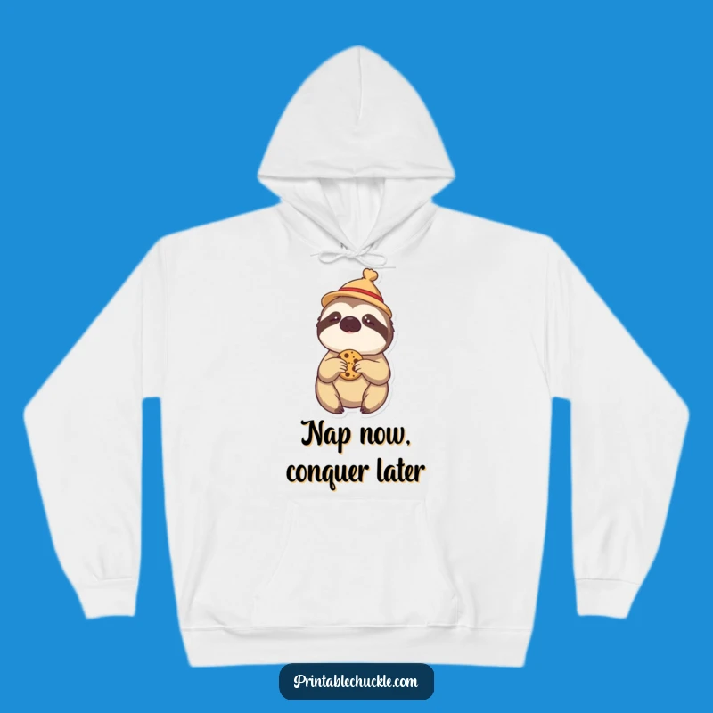 Funny Sloth Hoodie: Cozy Up in This Hilarious Cookie Obsessed Lazy Animal Design