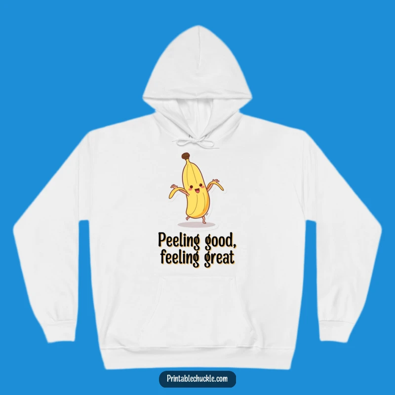 Funny Dancing Banana Hoodie: Cozy Up in This Hilarious Self-Peeling Spinning Gift