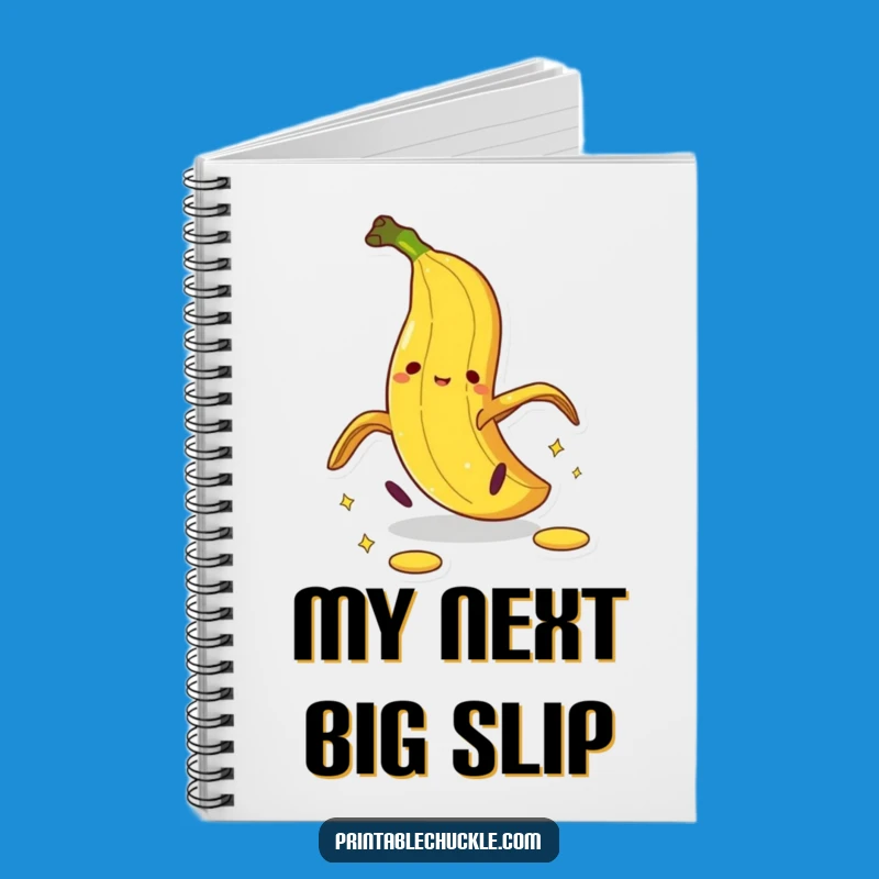 Funny Banana Peel Pratfall Notebook: Hilarious Journaling, Great Funny Gift Idea