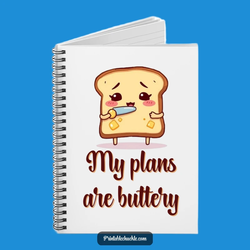 Funny Nervous Toast Notebook: Jot Down Anxieties with Hilarious Style