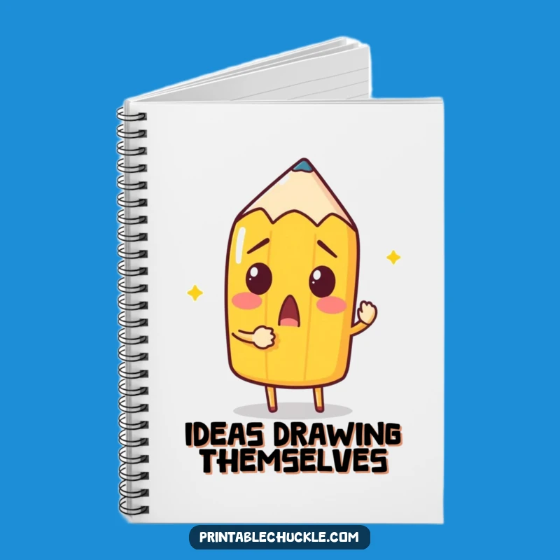 Funny Pencil Drawing Notebook: Meta Artist Journal, Perfect Funny Gift