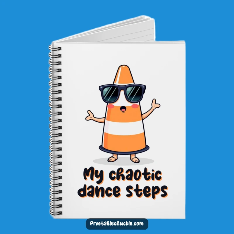 Funny Salsa Cone Notebook, Ideal Journal for Bewildered Thoughts