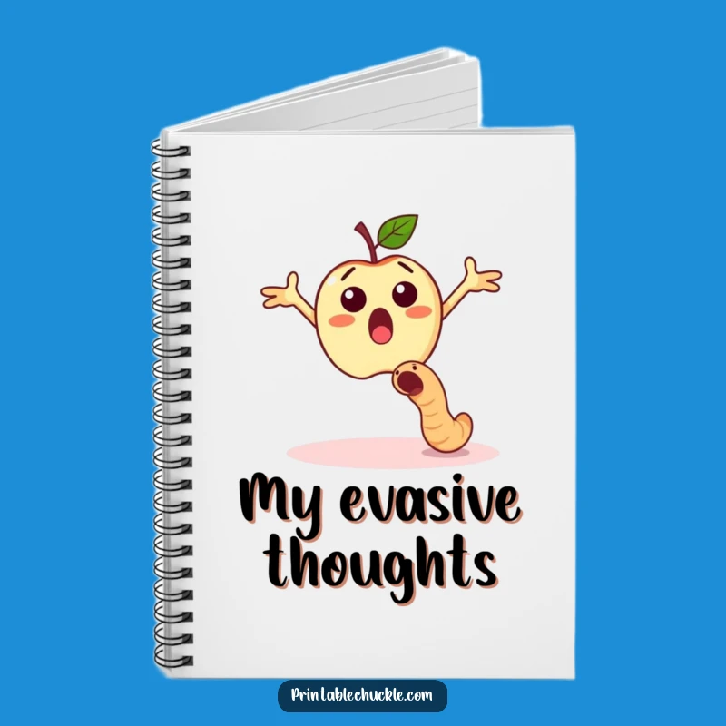 Funny Apple Worm Dodge Notebook - Journal Your Surprises