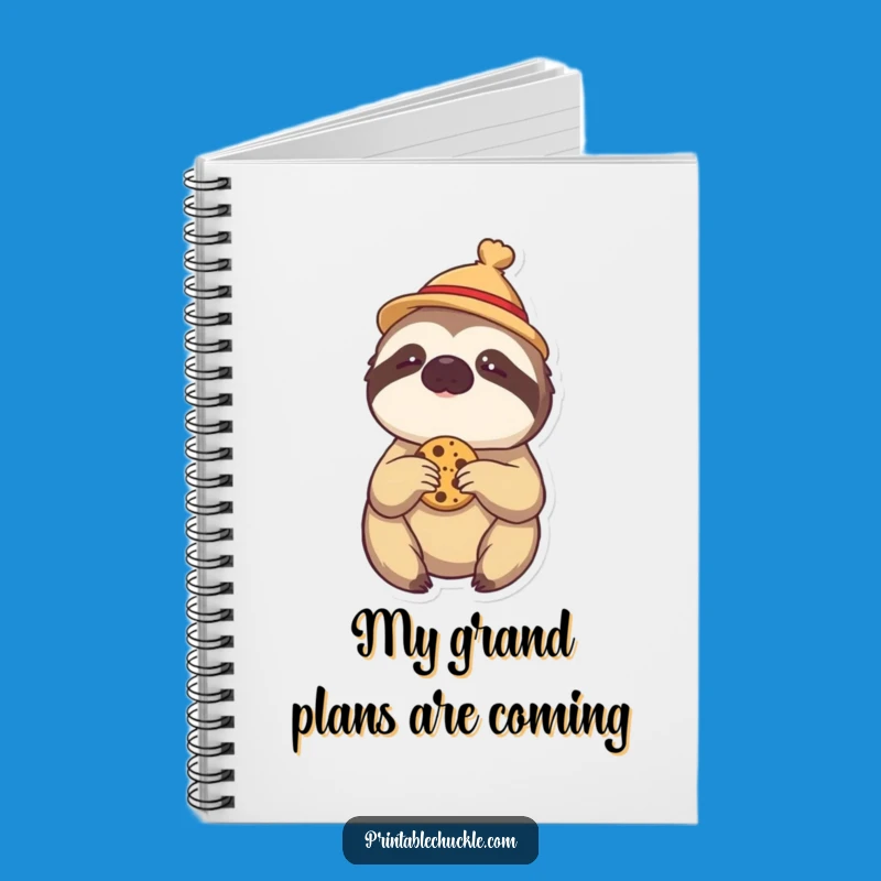 Funny Sloth Notebook: Jot Down Your Slow Thoughts with This Hilarious Stationery