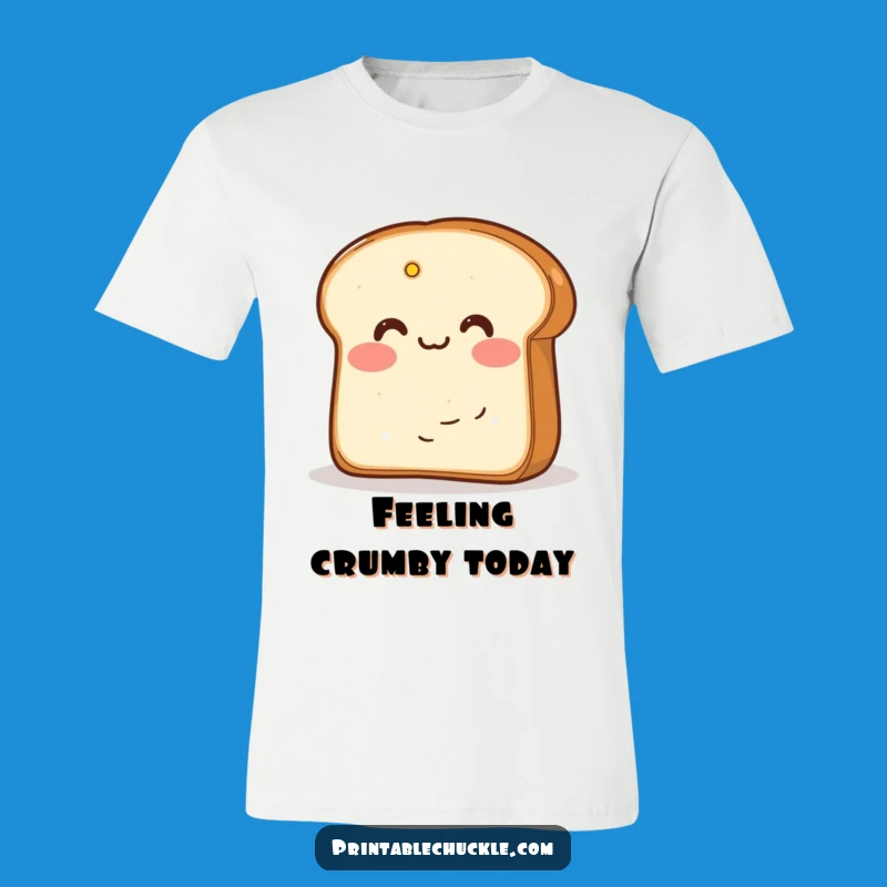 Funny Blushing Bread Butter T-Shirt: Wear Your Shyness with Style
