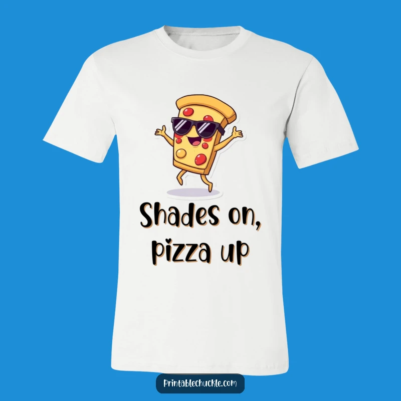 Funny Dancing Pizza T-Shirt: Wear Your Moves with This Groovy Slice