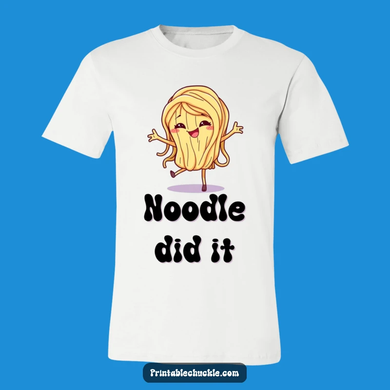 Funny Dancing Spaghetti Noodle T-Shirt - Hilarious Foodie Apparel Gift
