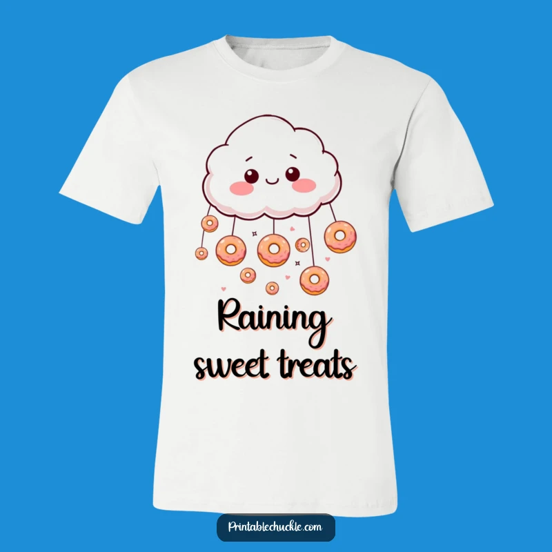 Funny Donut Rain Cloud T-Shirt: Wearable Joy, a Hilarious and Funny Gift