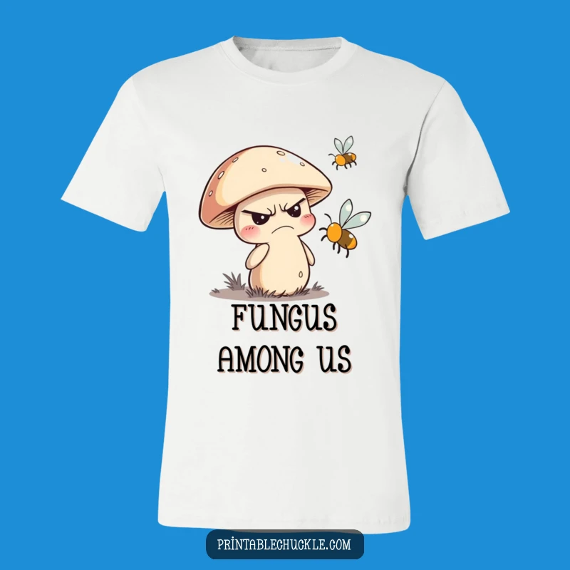 Funny Grumpy Mushroom T-Shirt: Hilarious Woodland Creature Tee Gift