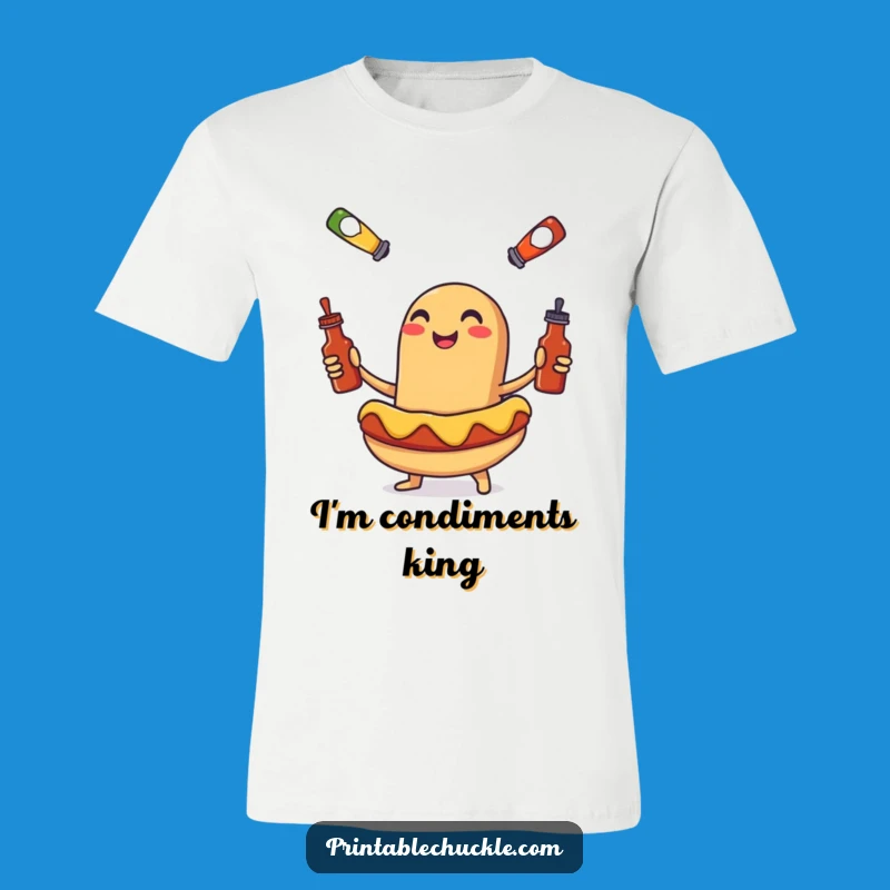 Funny Hot Dog Juggling T-Shirt - Hilarious Foodie Gift