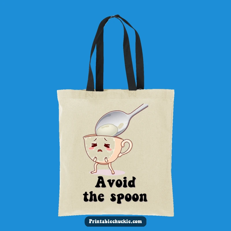 Funny Teacup Tote Bag: Carry Your Fears with Hilarious Style