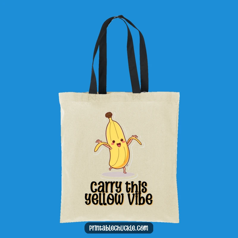 Funny Dancing Banana Tote Bag, a Hilarious Shopping Accessory for Market Fun