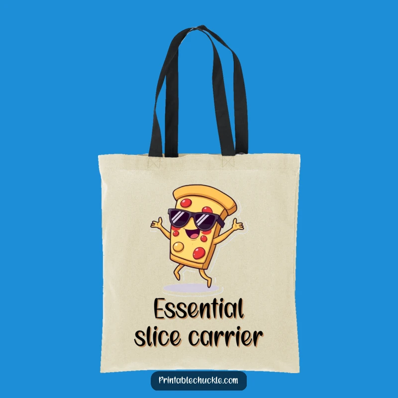 Funny Dancing Pizza Tote Bag: Carry Your Grooves and Snacks