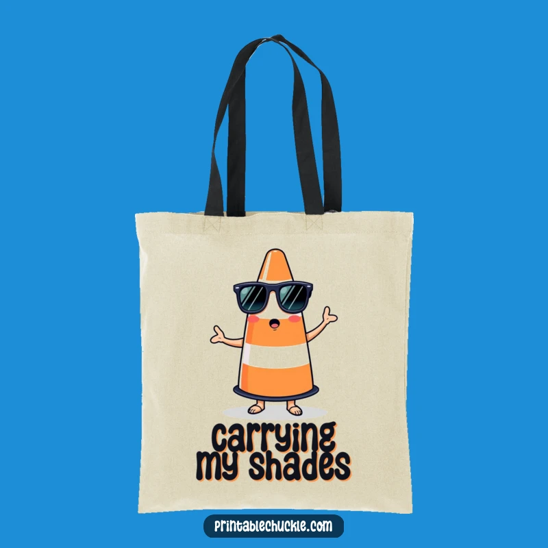 Funny Salsa Cone Tote Bag, Quirky Carry-All for Dance Lovers
