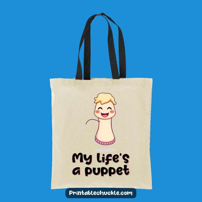 Funny Sock Puppet Tote Bag, Perfect Carry-All for Playful Souls