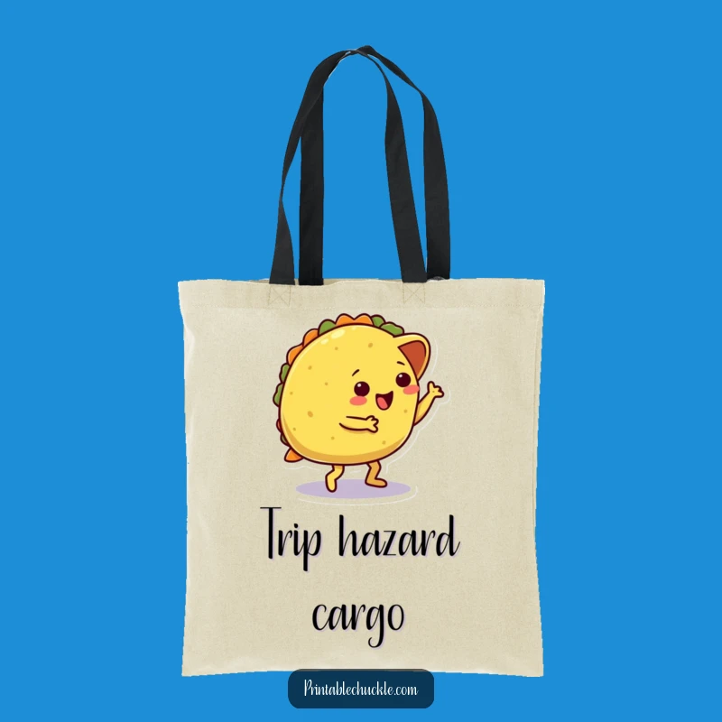 Funny Taco Trip Tote: Carry Your Laughs in This Hilarious Foodie Bag Gift